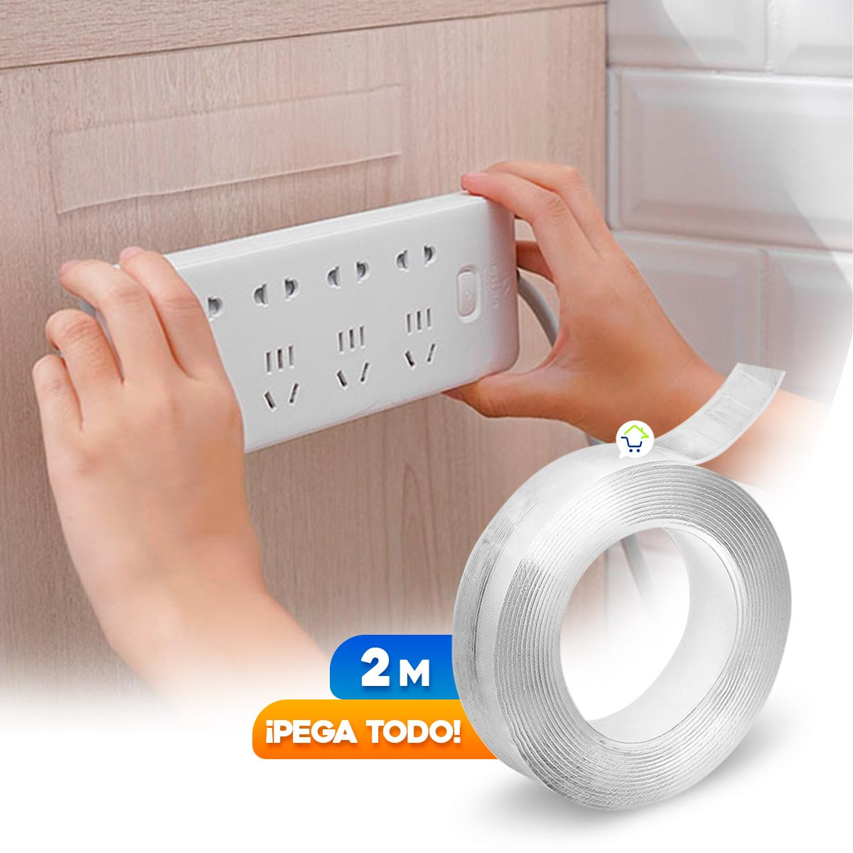 Miniatura 6 de Cinta Reutilizable Doble Cara 2m 2MTX3CM